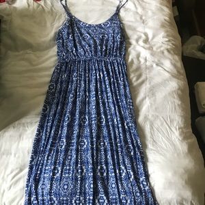 Lush Blue Maxi Dress